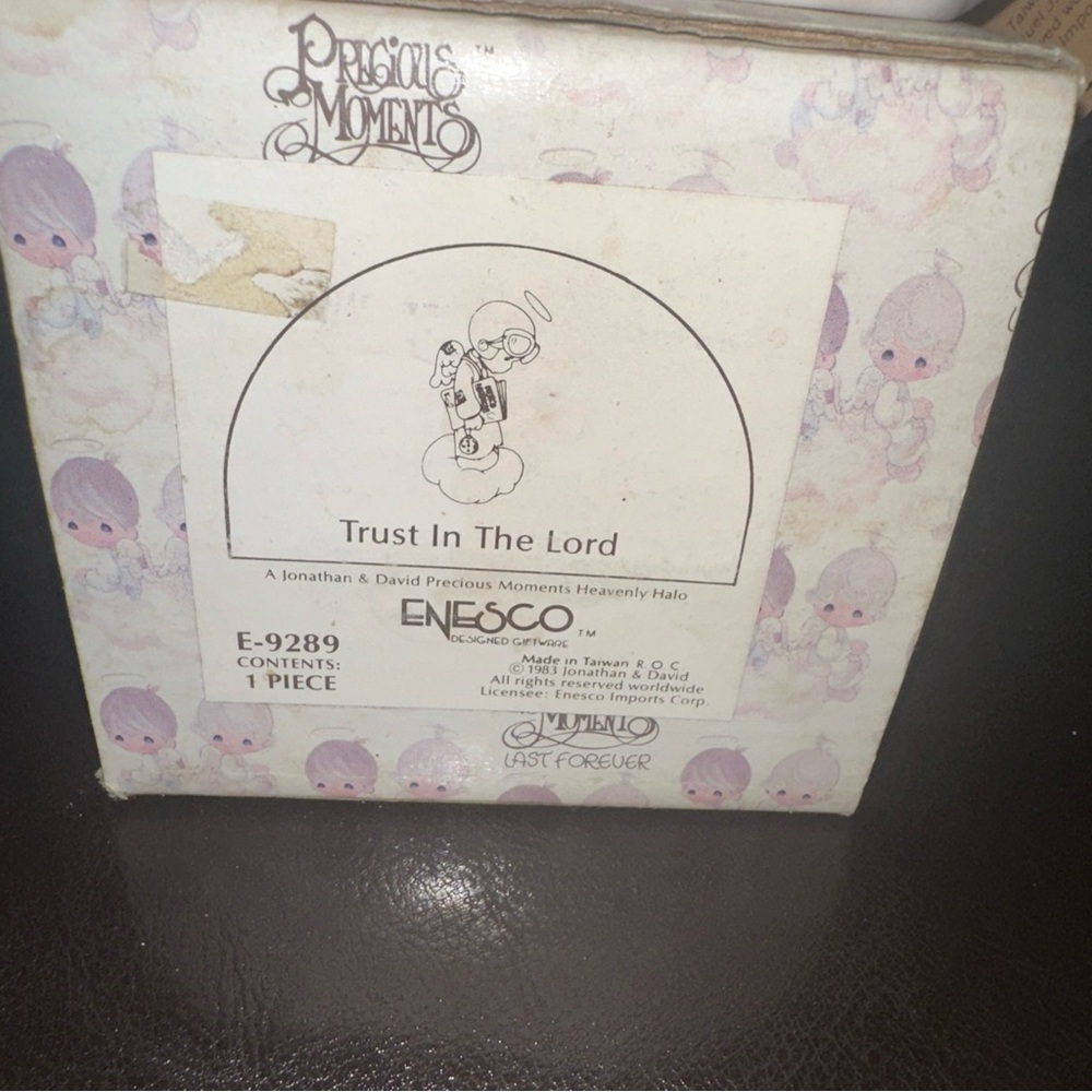Precious Moments Heavenly Halo Figurine - Pink and White
